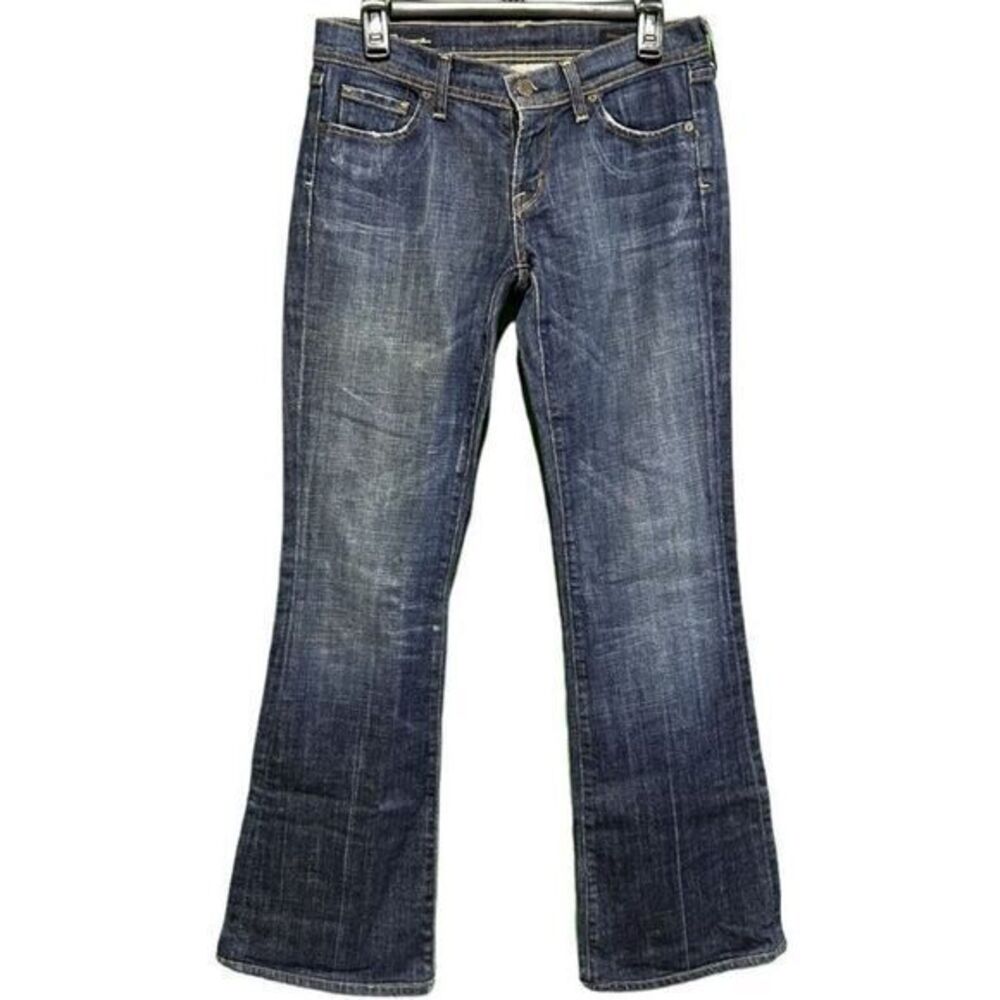 7 For All Mankind High Waist Bootcut Jeans Women's Size 29 Stretch Denim - Picture 1 of 10